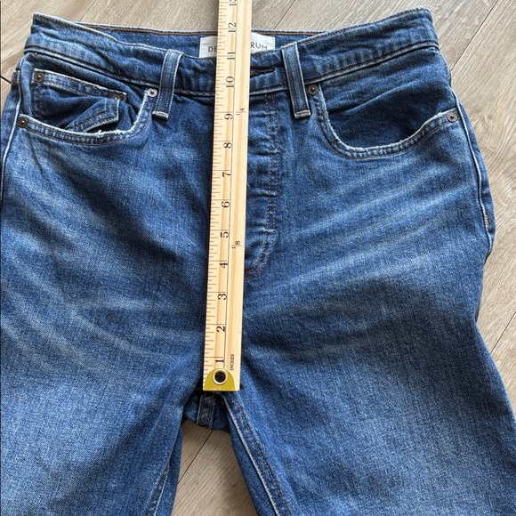 Denim Forum Women's Mid Blue Button-Fly Jeans - Picture 3 of 7